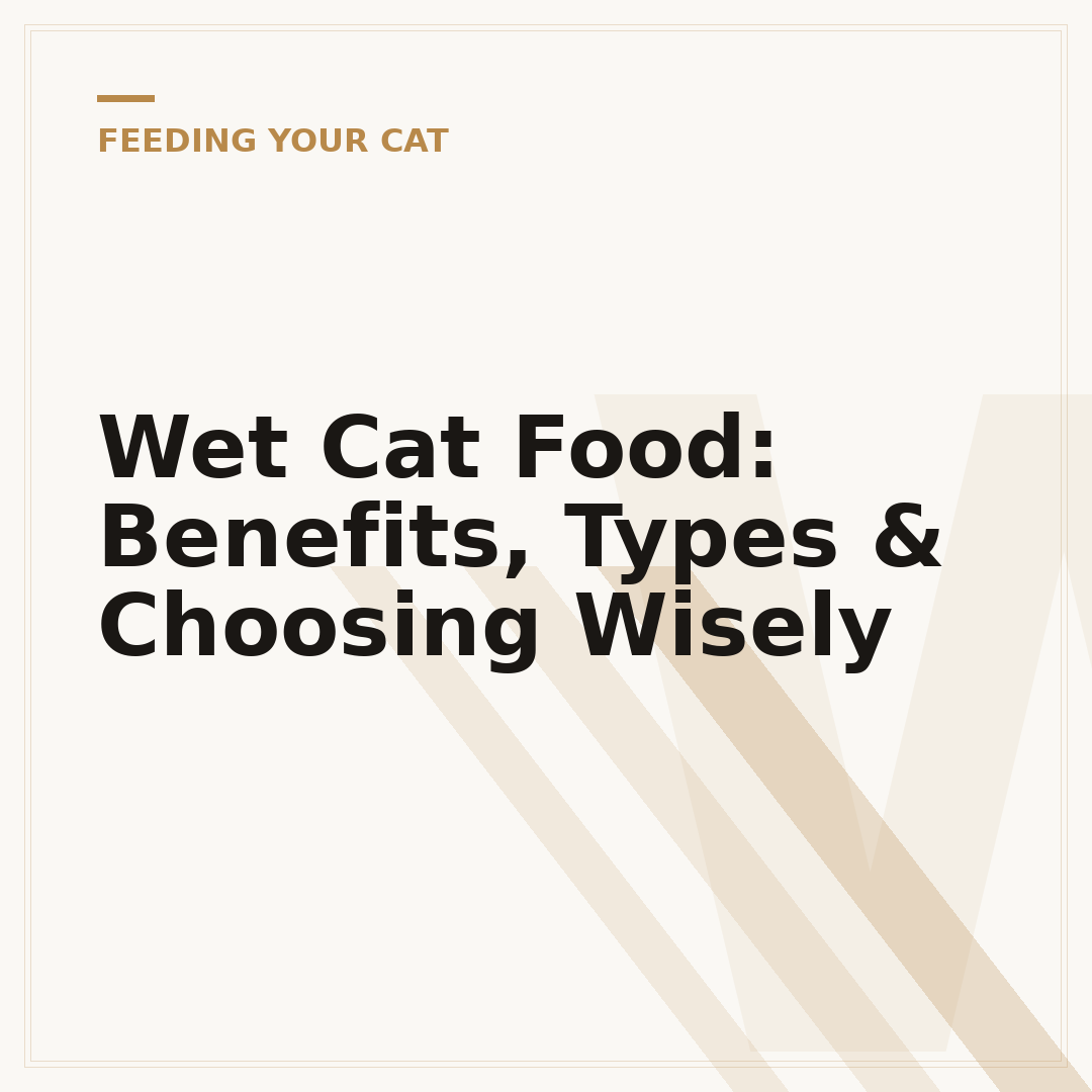 Wet Cat Food: Benefits, Types & Choosing Wisely