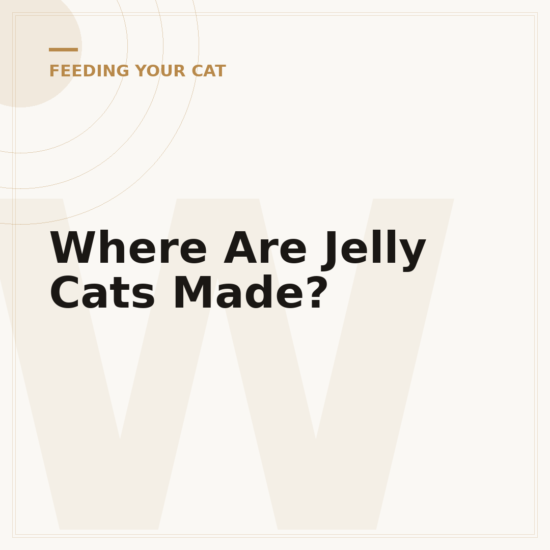 Where Are Jelly Cats Made?