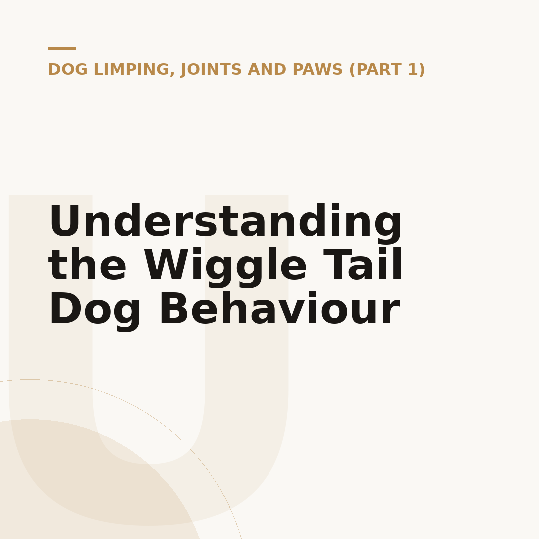 Understanding the Wiggle Tail Dog Behaviour